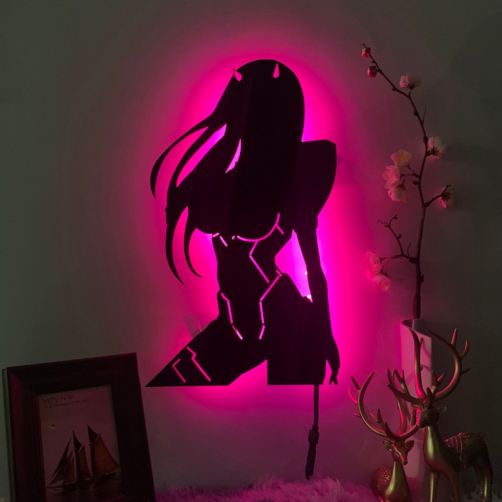 This light captures the magic of Zero Two. If you're looking for more  Darling in the Franxx merch, we have it all! Check out our anime merch now—free shipping!