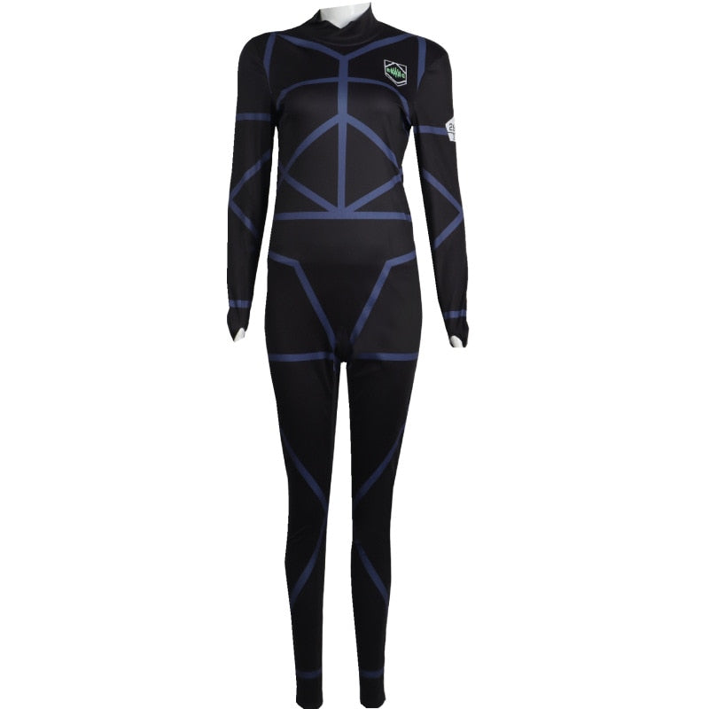 Anime Blue Lock Nagi Seishiro Cosplay Costume Black Jersey Jumpsuit Football Bodysuit Halloween Christmas Party Clothes, everythinganimee