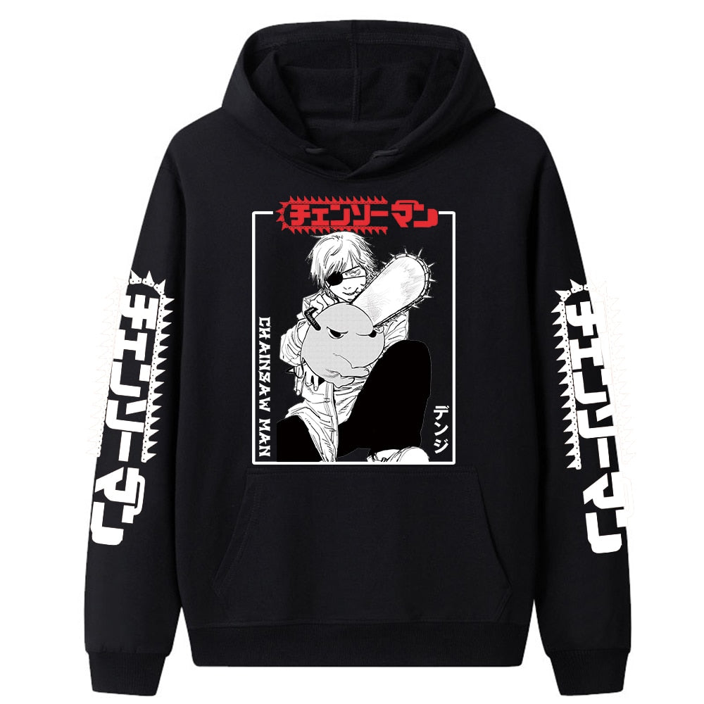 This hoodies captures the magic of Denji. If you're looking for more Chainsaw Man merch, we have it all! Check out our anime merch now—free shipping!