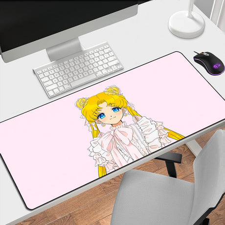 Sailors Moon Kawaii Mousepad Cute Gamer Keyboard Pad Mouse Mats Desk Mat Pc Accessories Gaming Mause Pads Large Xxl Protector, everythinganimee