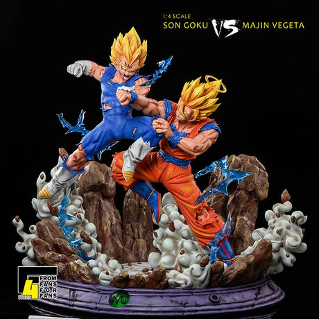 Magical Vegeta VS WUKONG 1/4 Global Limited Resin Figure  Product Name: Super Two Goku vs Demonized Vegeta Statue weight: 20KG, everythinganimee