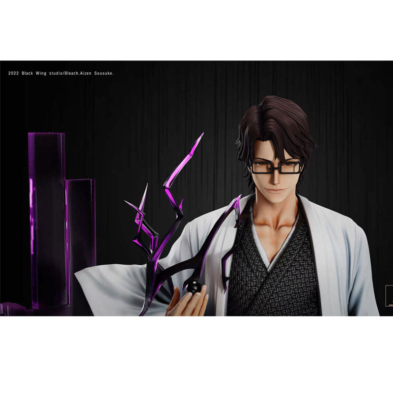 This figurine captures the magic of Sosuke Aizen. If you're looking for more Bleach merch, we have it all! Check out our anime merch now—free shipping!