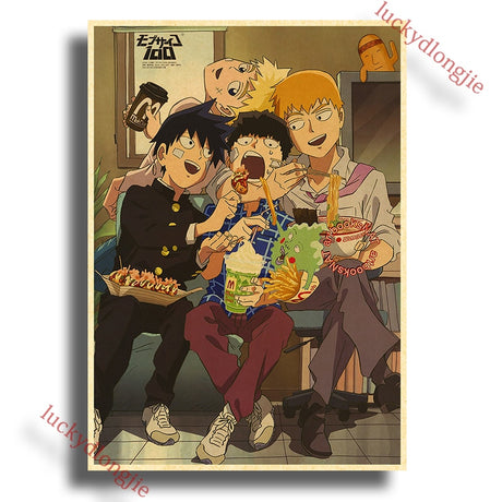 This poster captures the spirit of Mob Psycho 100. Looking for more Mob Psycho 100 merch? We have it all! Check out our anime merch now—free shipping!