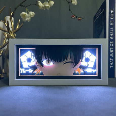 Anime Light Box Meguru Bachira Blue Lock for Room Decor Manga Paper Cut Table Desk Lamp Anime Blue Lock Lightbox Eyes Face, everythinganimee