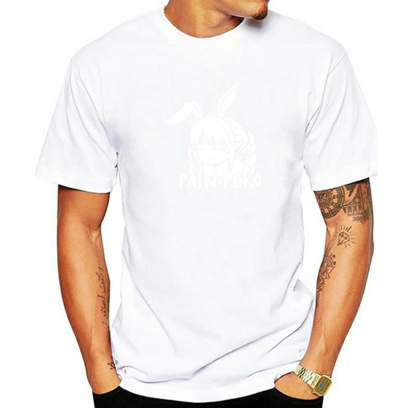 Fashion Leisure Hololive VTuber Pain Peko Usada Pekora T-shirt Harajuku Streetwear Cotton Graphics Tshirt Brands Tee Tops, everythinganimee