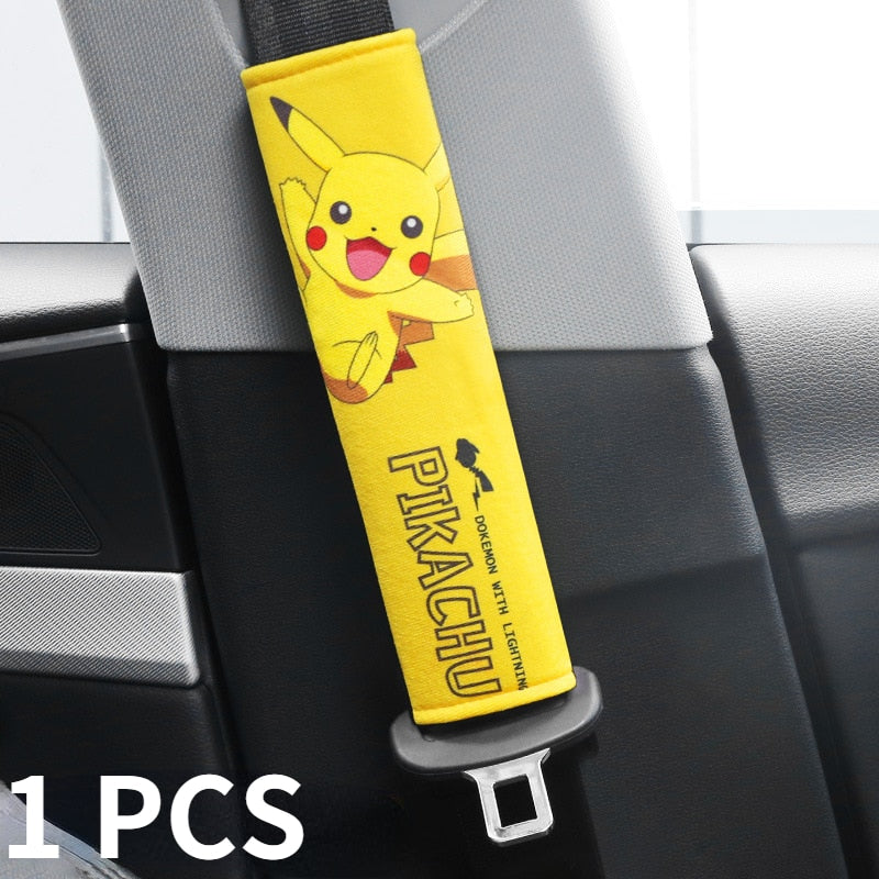 Upgrade your ride with our Pikachu Seat-Belt Shoulder Protector | If you are looking for Pokemon Merch, We have it all! | check out all our Anime Merch now!