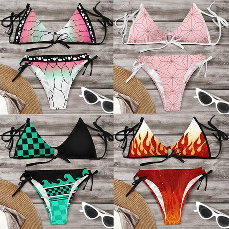 Become the hottest around with our awesome Demon Slayer Bikinis | If you are looking for more Demon Slayer Merch, We have it all! | Check out all our Anime Merch now!