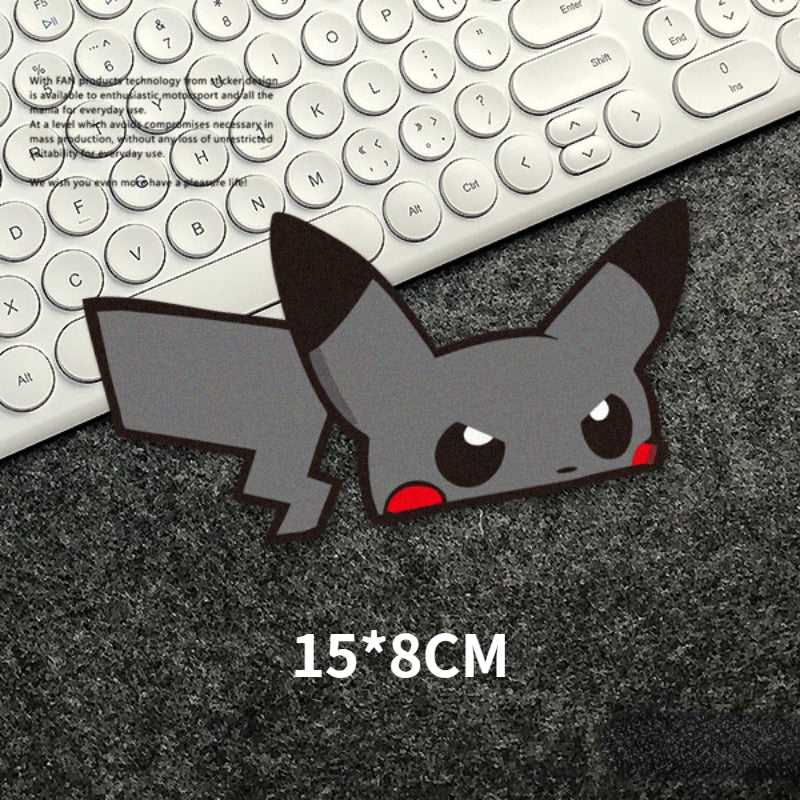 Style your car with our Cute Pokemon Black Stickers | If you are looking for Pokemon Merch, We have it all! | check out all our Anime Merch now!