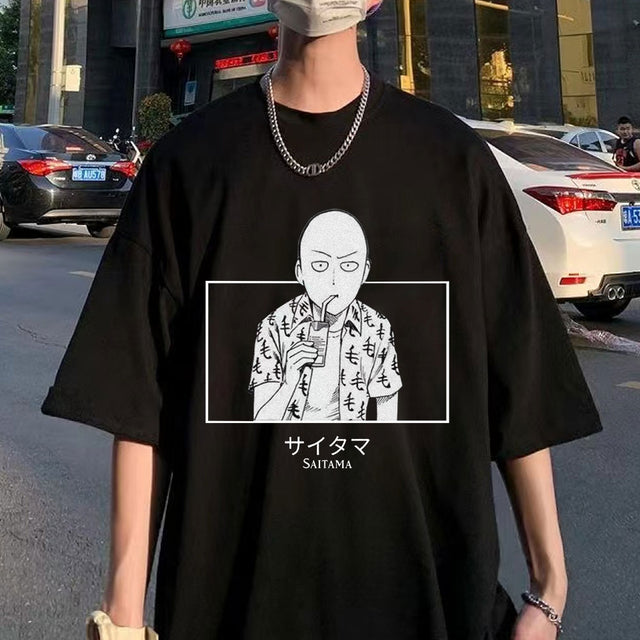 This tee captures the magic of Saitama. If you're looking for more One Punch Man merch, we have it all! Check out our anime merch now—free shipping!