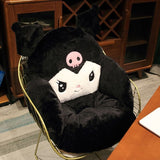 Sanrio Kawaii Cartoon Plush Warm Full Encirclement Cushion Cinnamoroll Mymelody Kuromi Doll Anime Soft Toy Gift, everythinganimee
