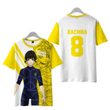 New Tshirt 2023 BLUE LOCK NAGI T-shirt for Men 3D Printed Women O-Neck Short Sleeves T shirt Tees Boys Girls Anime Cartoon T Shirt, everythinganimee