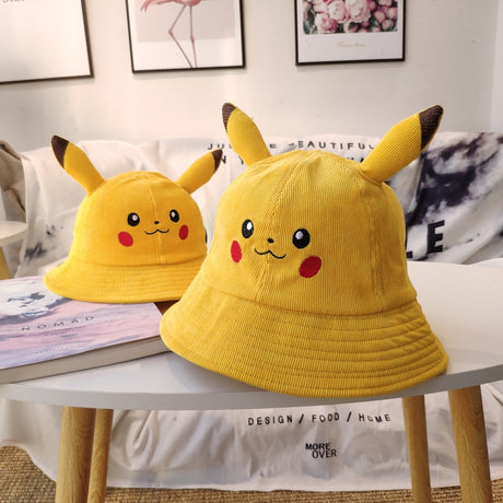 Are you ready for the cutest hat? introducing the Pokemon Pikachu Bucket Hat | If you are looking for Pokemon Merch, We have it all! | check out all our Anime Merch now!