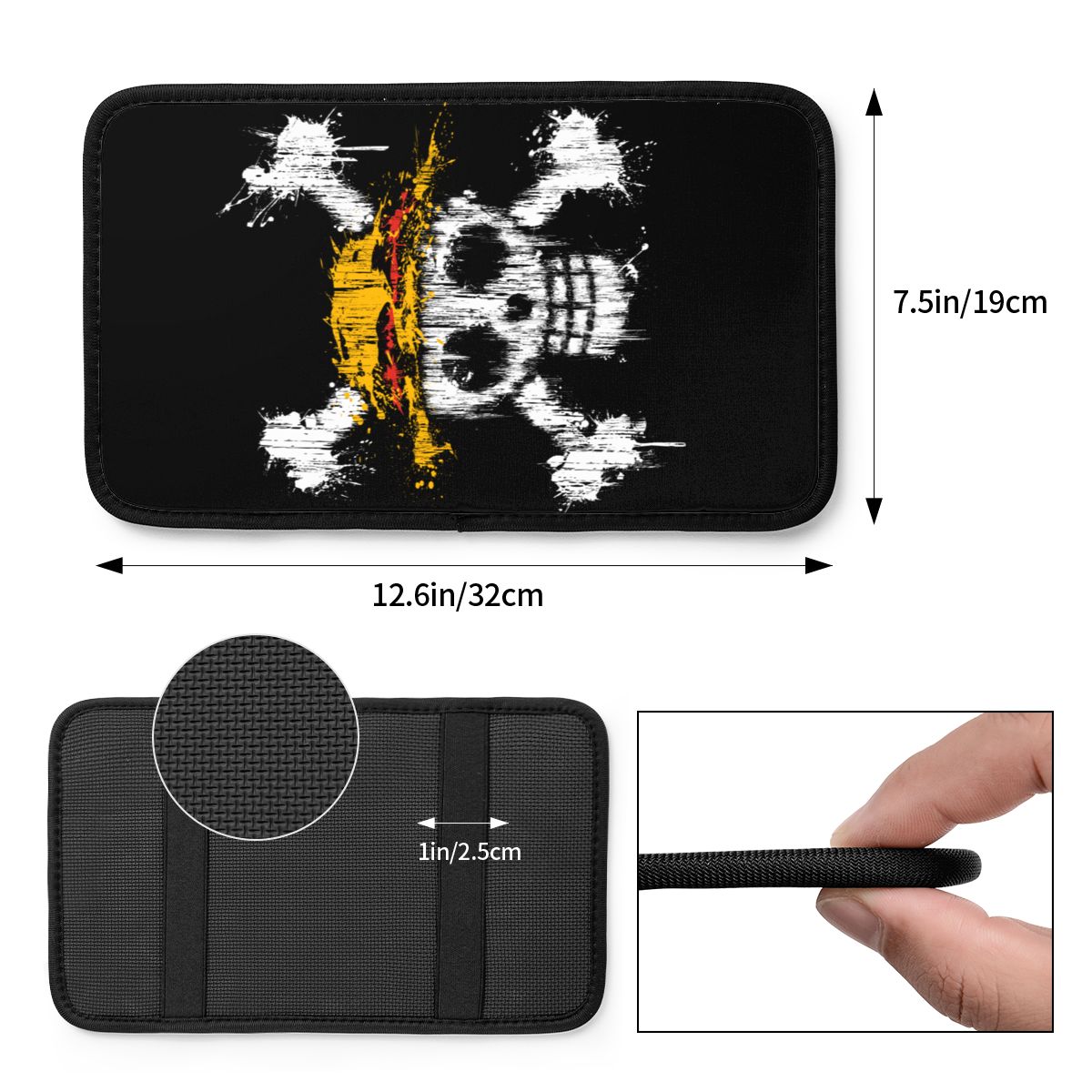 This armrest cover captures the magic of One Piece. If you're looking for more One Piece merch, we have it all! Check out our anime merch now—free shipping!