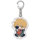 Anime Chainsaw Man Keychains Cartoon Cosplay Figure For Women Men Car Key Chain Ring Jewelry Bag Pendant Accessories Child Gifts