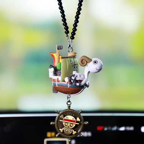 One Piece Car Pendants - Collectible Ship Treasures