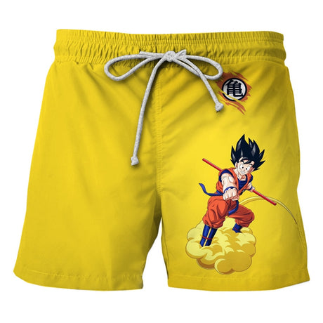 Japanese Anime Dragon Ball Z Shorts Men Women 3D Printed Shorts Casual Fashion Men Loose Sports Drawstring Gym Shorts, everything animee