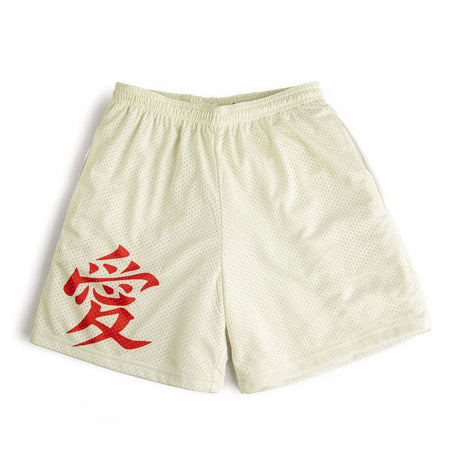 Anime Shorts 2023 Men Women Classic GYM Workout Mesh Shorts One Layer Running Shorts Fashion Design