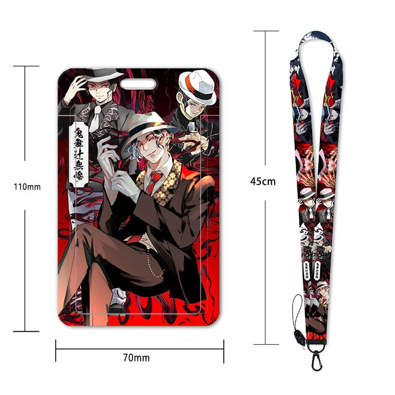 New Anime Demon Slayer Lanyards for Key Neck Strap For Card Badge Gym Key Chain Lanyard Key Holder DIY Hang Rope Keychain