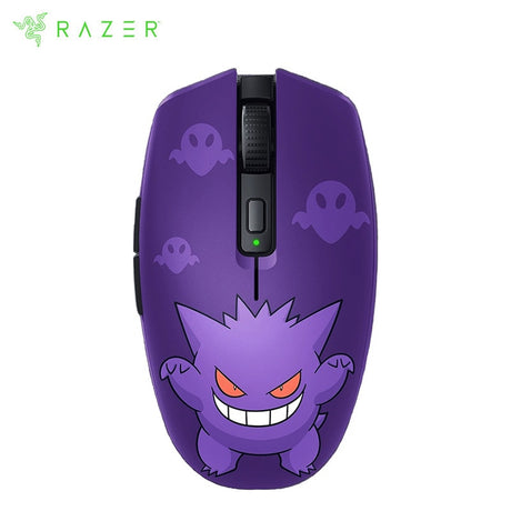 New Razer Pokemon Gengar Edition Orochi V2 Wireless Mouse Up to 950hrs Battery Life Mechanical Mouse Switches 2 Wireless Modes, everythinganimee