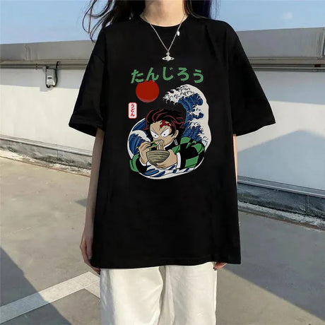 Be in the spotlight with our Tanjiro Ramen Demon Slayer Tee | If you are looking for more Naruto Merch, We have it all! | Check out all our Anime Merch now!