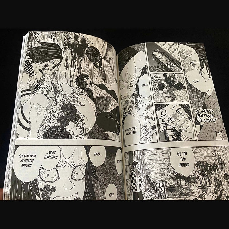23 Book Anime Demon Slayer Kimetsu No Vol 1-23 Yaiba Japan Youth Teens Fantasy Science Mystery Suspense Manga Comic Book English, everythinganimee