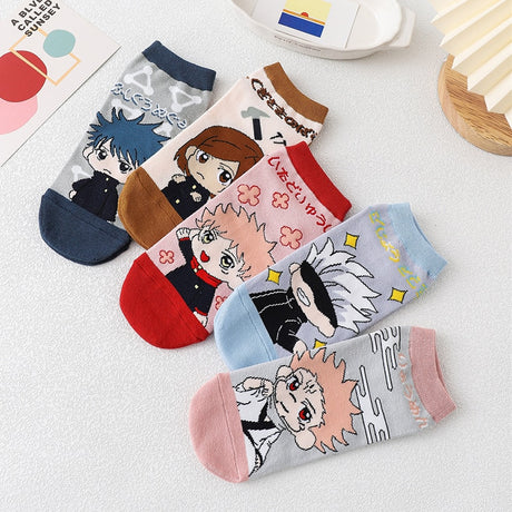 These socks bring the world of Jujutsu Kaisen to life. For more Jujutsu Kaisen merch, explore our anime store now—free shipping on everything!