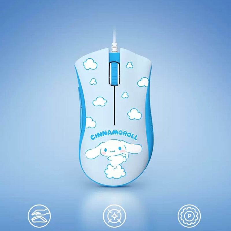 Cinnamoroll Limited Edition Wired Gaming Mouse/Soft Mat