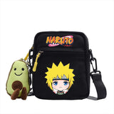 Hot Naruto Anime Figure Print Small Square Bag Children Shoulder Diagonal Bags Men Women's Backpack Christmas Gifts, everythinganimee