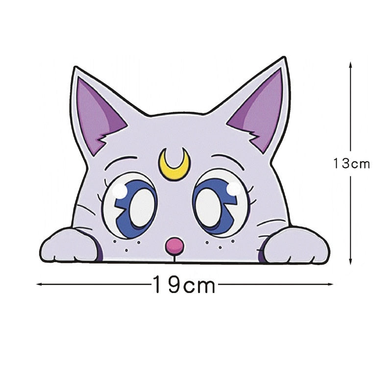 Sailor Moon Window Peek Car Stickers