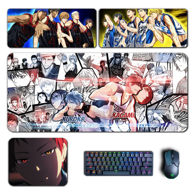 Anime Kuroko's Basketball large Mouse Pad Kuroko Taiga Daiki Mousepad Computer Laptop Game Pad PC Gaming Accessories Desk Mats, everythinganimee