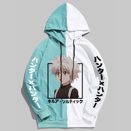 This hoodies captures the magic of Killua. If you're looking for more Hunter X Hunter merch, we have it all! Check out our anime merch now—free shipping!