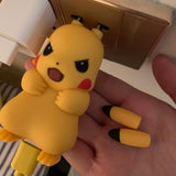Pokemon Pikachu Figure Model Charger Anime Collect Pocket Monsters Charger Kawaii Charger Cute Birthday Gifts For Friend Toys, everythinganimee