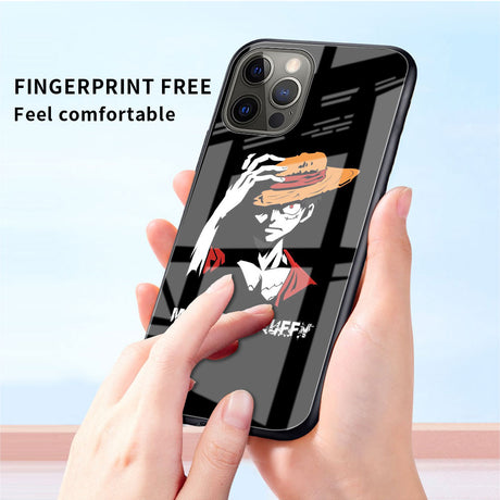Glass Case For Apple iPhone 14 13 Pro 11 12 7 8 Plus SE 2022 XR X XS Max 6 6S Tempered Phone Cover One- Piece, everythinganimee