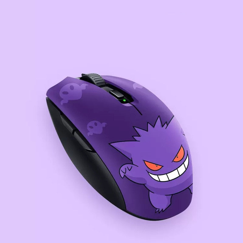 New Razer Pokemon Gengar Edition Orochi V2 Wireless Mouse Up to 950hrs Battery Life Mechanical Mouse Switches 2 Wireless Modes, everythinganimee