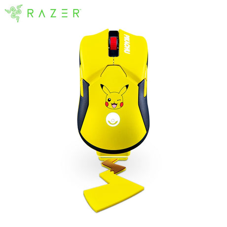 Razer Viper Ultimate Pokemon Pikachu Limited Edition Wireless Gaming Mouse with Charging Dock, everythinganimee