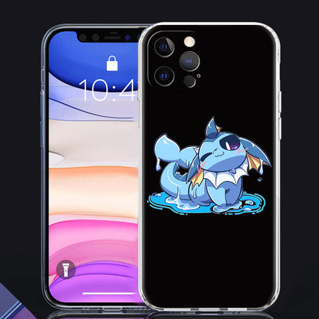 Clear Cover For Apple iPhone 13 11 14 Pro Max 12 Mini Soft Phone Case XR SE 2020 7 8 Plus X XS 6S Shell Pokemon Cute Eevee Lunda, everythinganimee