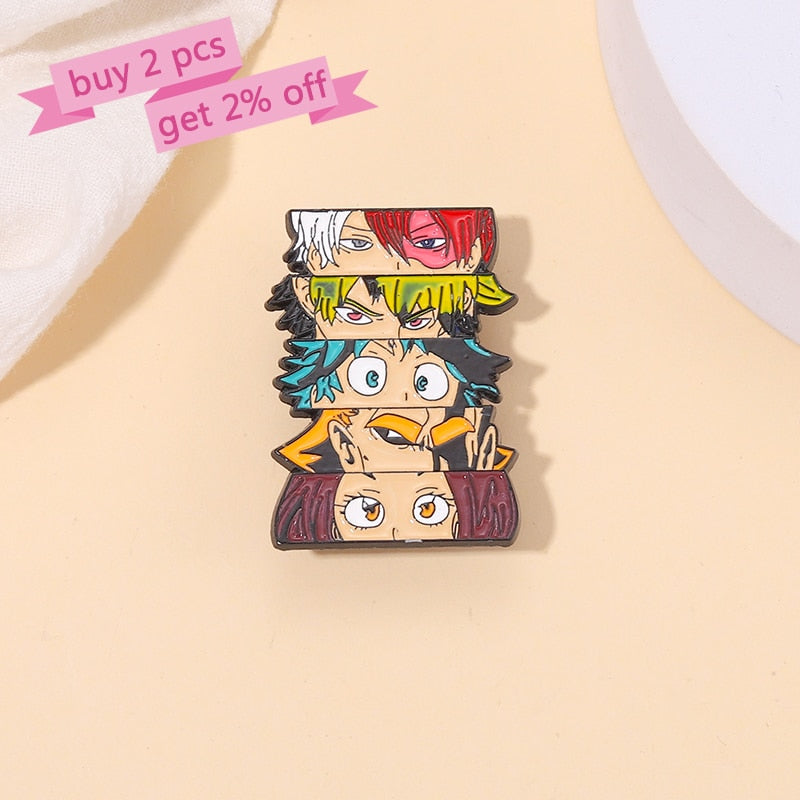 My Hero Academia Enamel Pins