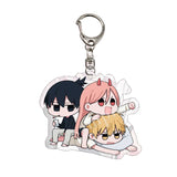 Anime Chainsaw Man Keychains Cartoon Cosplay Figure For Women Men Car Key Chain Ring Jewelry Bag Pendant Accessories Child Gifts