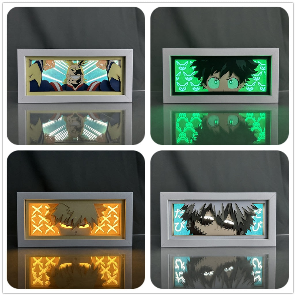 This lightbox captures the magic of My Hero Academia. Love the series? We’ve got tons of MHA merch waiting for you—shop now and enjoy free shipping!