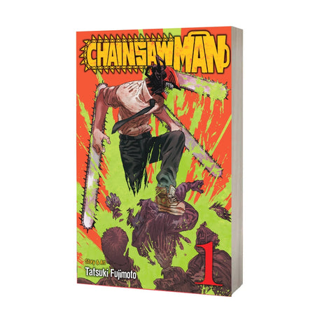 New Book Chainsaw Man Anime Vol 1 Japan Youth Teens Fantasy Science Mystery Suspense English Manga Comic Book, everythinganimee