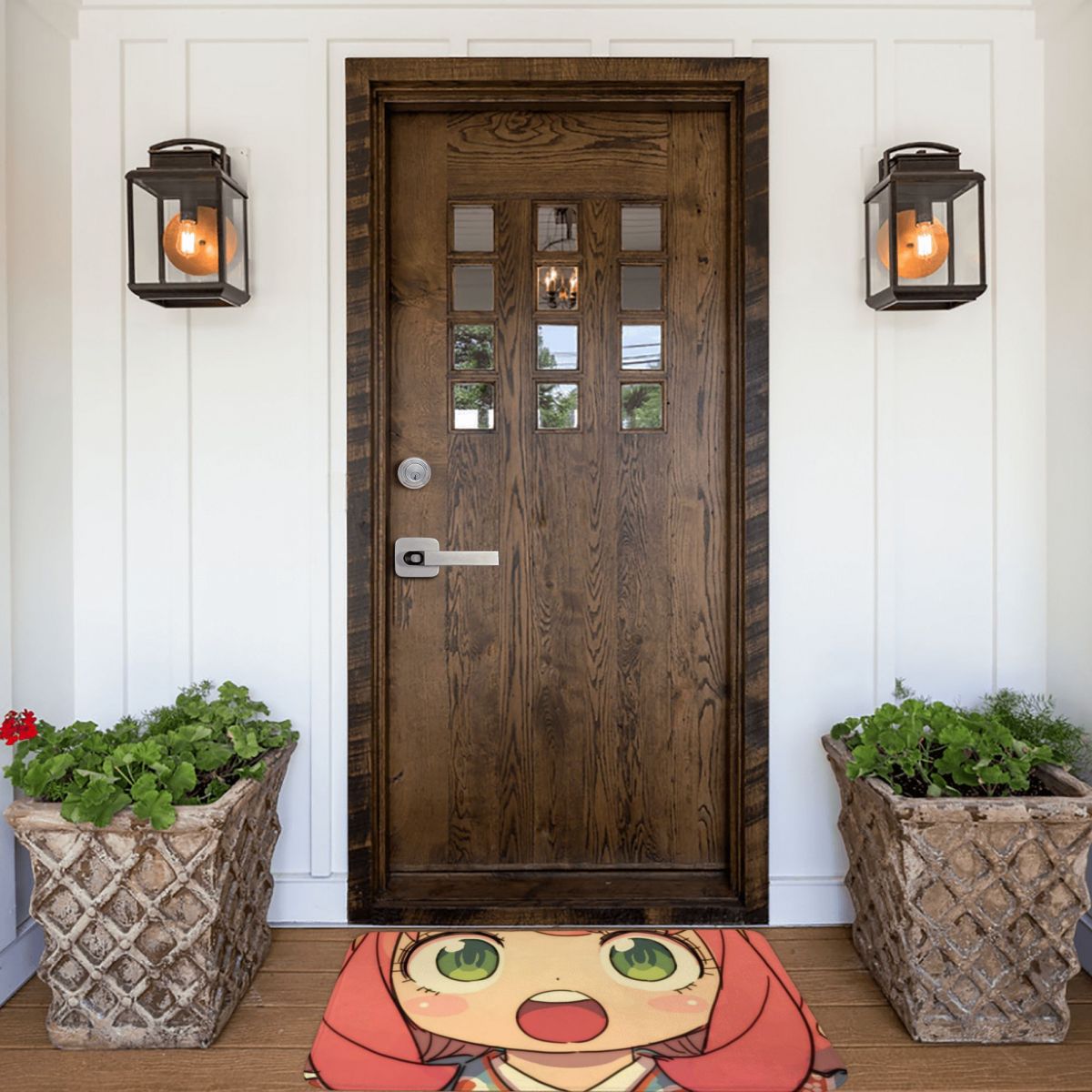 Spy X Family Anime Bathroom Non-Slip Carpet Anya Forger Cute Kawaii Bedroom Mat Entrance Door Doormat Home Decoration Rug, everythinganimee