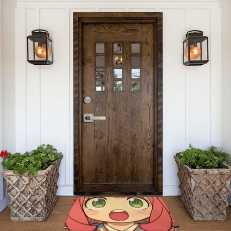 Spy X Family Anime Bathroom Non-Slip Carpet Anya Forger Cute Kawaii Bedroom Mat Entrance Door Doormat Home Decoration Rug, everythinganimee