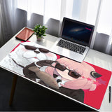 Products Spy x Family Mouse Pad Gamer Large Lock Edge Soft Gaming Mousepad Mountain Non-slip Rubber Computer Desk Mat Pad Mausepad