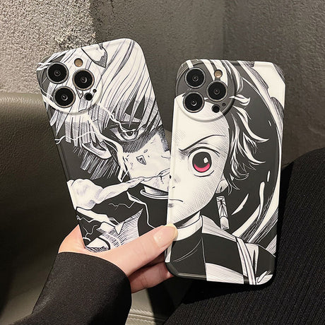Demon Slayer phone cases - Show off your love for the hit anime series with our high-quality, durable cases designed for iPhone 13, 12, 11, Pro Max, X, XR, XS & more. Perfect for fans & collectors