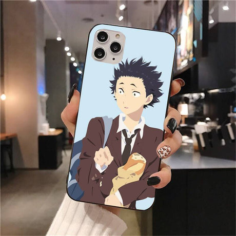 A Silent Voice Phone Case For iPhone 11 12 Mini 13 Pro XS Max X 8 7 6s Plus 5 SE XR Shell, everything animee