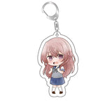 Anime My Dress Up Darling Acrylic Keychains Kitagawa Marin Kuroe Shizuku Figures Pendant Key Chain Bag Accessorie School Jewelry