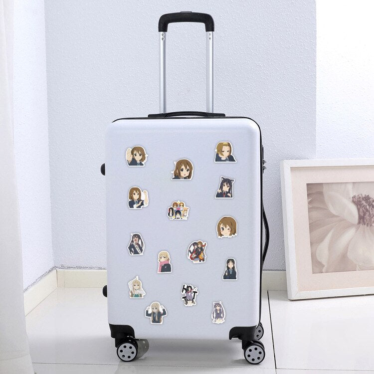 100pcs K-ON!Anime Stickers Phone Case Stationery Waterproof Cute Kawaii Stickers Laptop Sticker Sticker Aesthetic Kids Toys, everything animee
