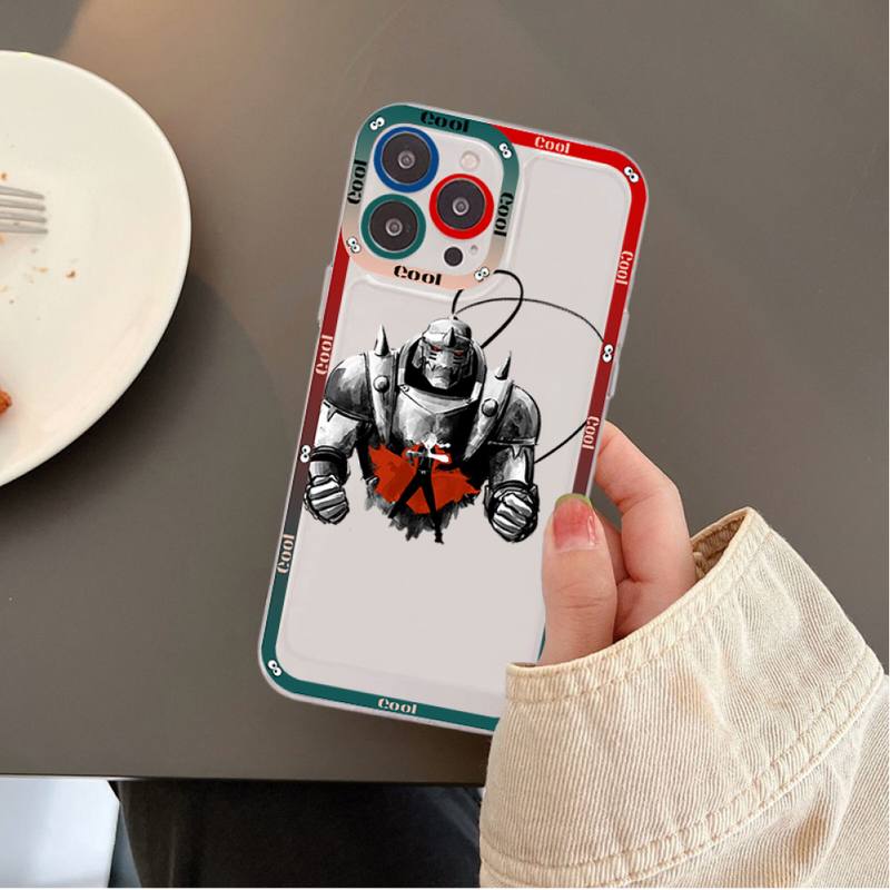 Fullmetal Alchemist Phone Case for iPhone 11 12 13 Mini Pro Max 14 Pro Max Case shell, everythinganimee