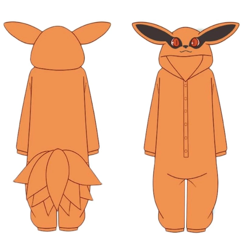Get comfy in our brand new Kurama Onesie Pajamas | If you are looking for Naruto Merch, We have it all! | check out all our Anime Merch now!