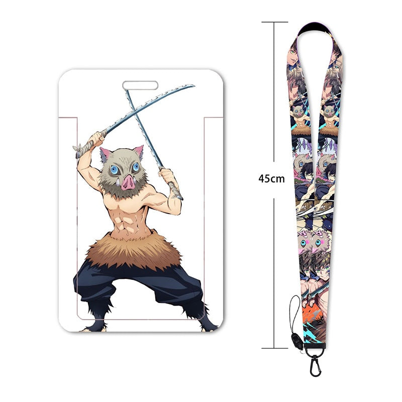 New Anime Demon Slayer Lanyards for Key Neck Strap For Card Badge Gym Key Chain Lanyard Key Holder DIY Hang Rope Keychain